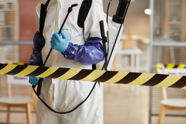 Professional Biohazard Cleanup technician working in Steilacoom, WA